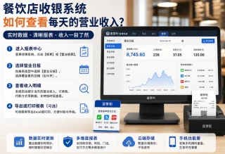 餐饮店收银系统如何查看每天的营业收入？