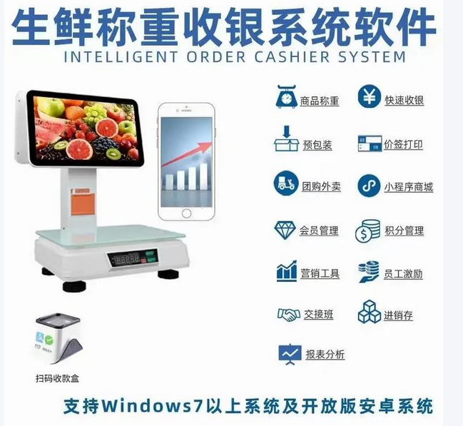 生鲜超市用的收银软件哪个好？【富掌柜生鲜店收银系统】