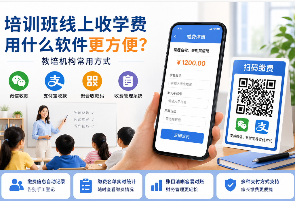 培训班线上收学费用什么软件比较方便?教培机构常用方式